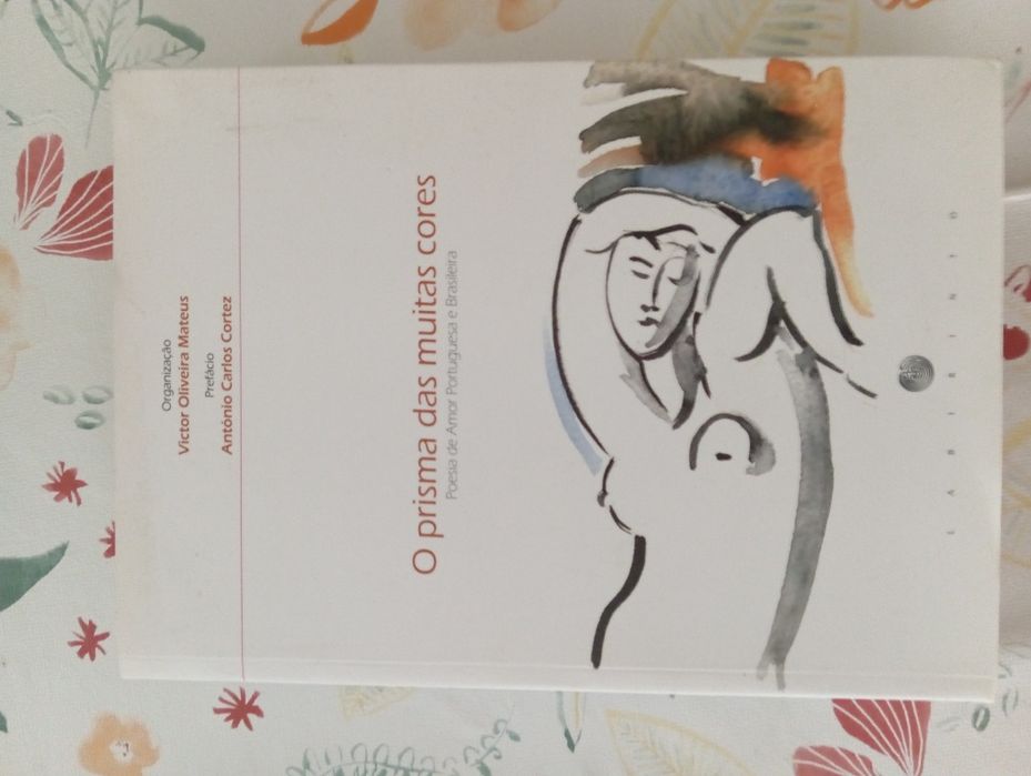 Vendo 2 livros de poesia de autores diferentes.