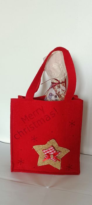 Torebka siateczka świąteczna Metry Christmas