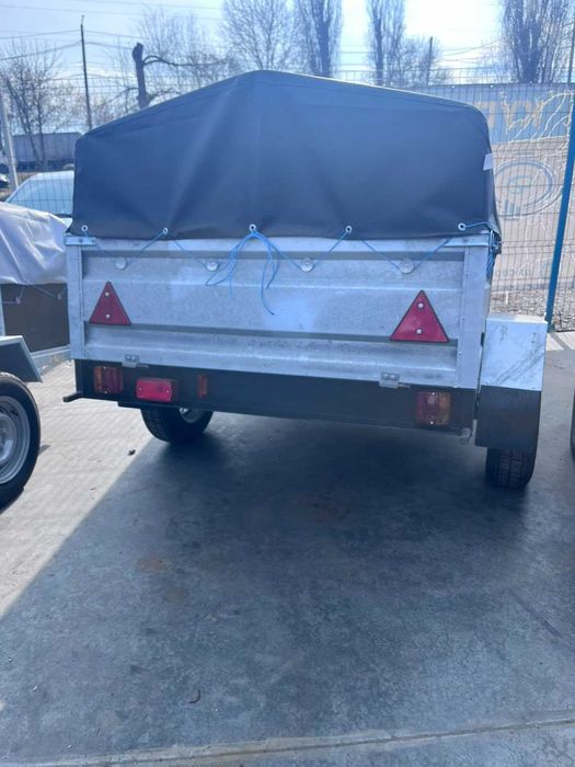 Одновісний причіп Дніпро-200 в оцинкованому кузові 200х130х40