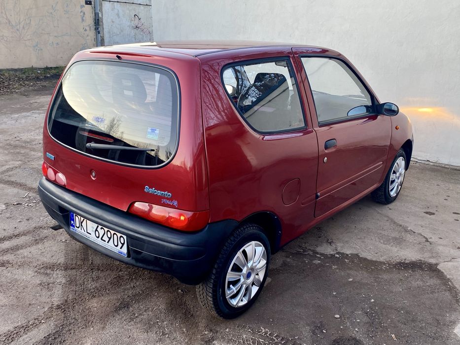 Fiat Seicento Young, 899cm, 78tys km, Salon Polska.