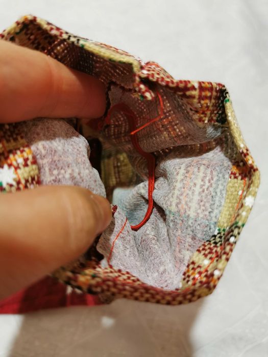 Świąteczny pokrowiec na butelkę Boże Narodzenie Święty Mikołaj