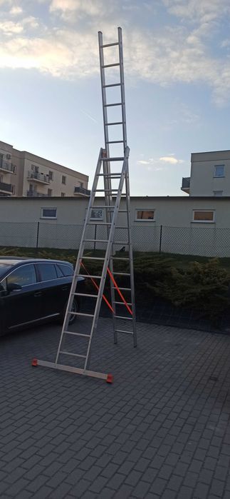 Drabina krauze tribilo 3x12 + uchwyt sufitowy