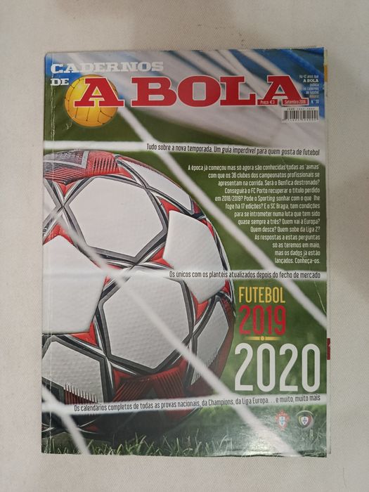 7 Revistas  CADERNOS de A BOLA (Futebol)
