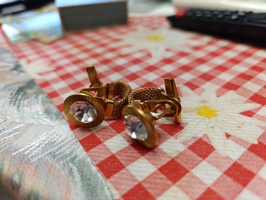 Spinki do mankietów lata 80