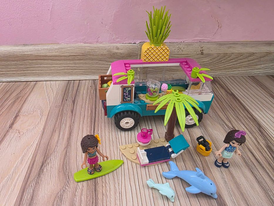 Lego 41397 Food Truck z Sokami 4+ Delfiny Owoce Samochód Koktajl Klock