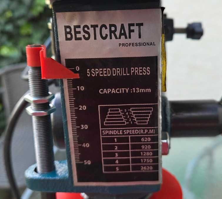 Wiertarka kolumnowa Bestcraft do metalu