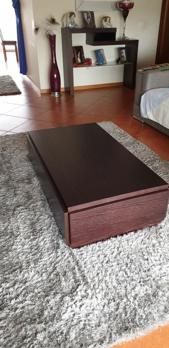 Sala de estar castanha chocolate