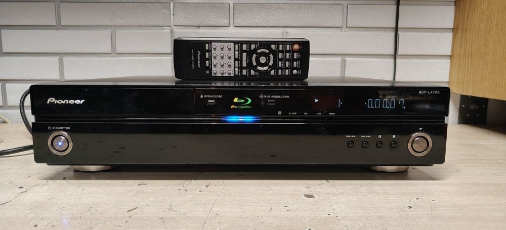 Odtwarza CD,dvd,Blu-ray,MP3 PIONEER BDP-LX70A, pilot Chojnów • OLX.pl