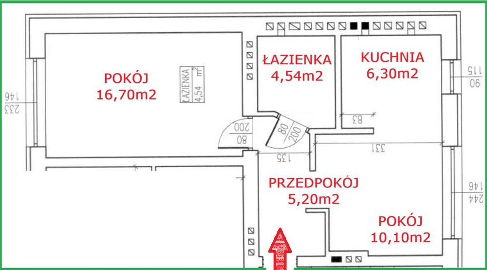 Mieszkanie 45m² na Os. Beskidzkim | 1. piętro | Super Lokalizacja