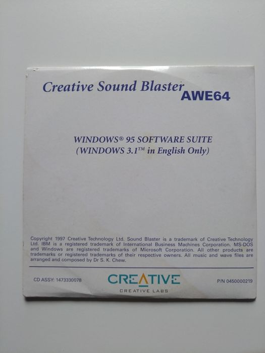Sound Blaster AWE 64 Creative