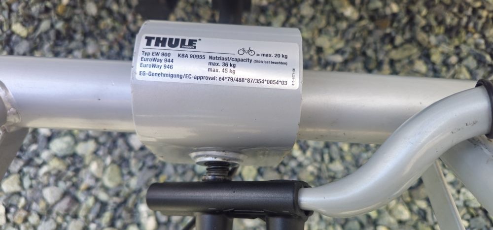 Bagażnik rowerowy Thule 946 na 3 rowery uchylny