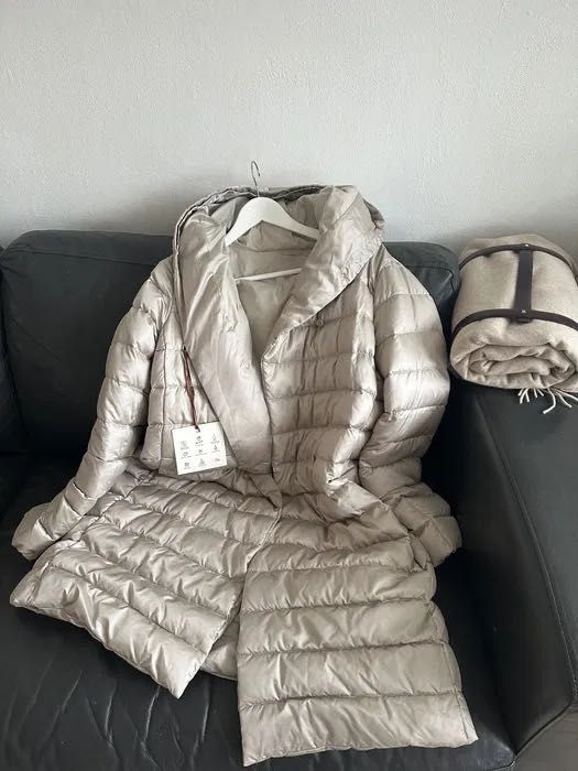 Пуховик пухове пальто Max Mara оригінал гусячий пух