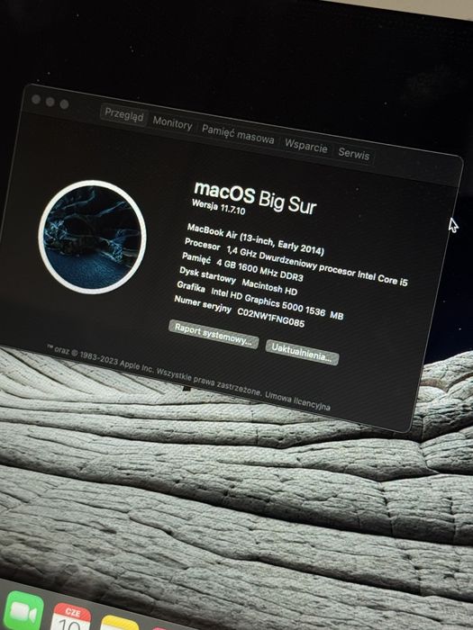 Mac book air 13- 2014