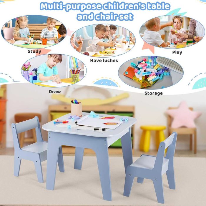 Nowy stolik dziecięcy / krzesło / 2szt / stół drewniany  meble !N146!