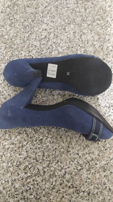 Sapatos senhora camurça