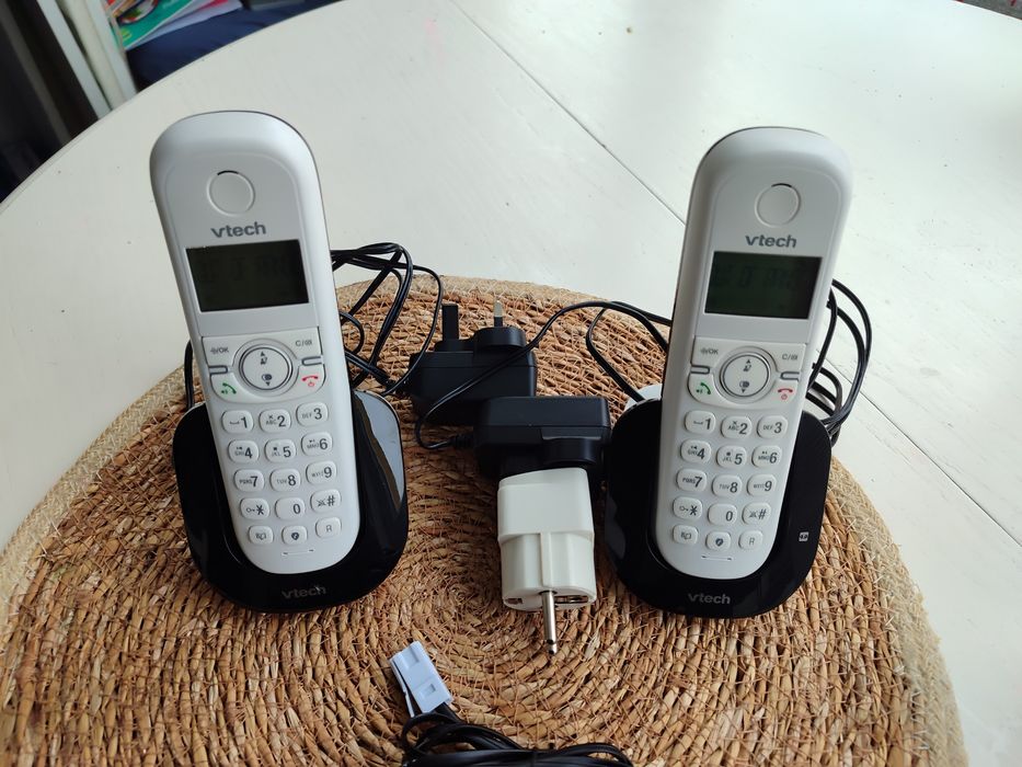 Домашній бездротовий телефон VTech CS1551 | 2 трубки | автовідповідач