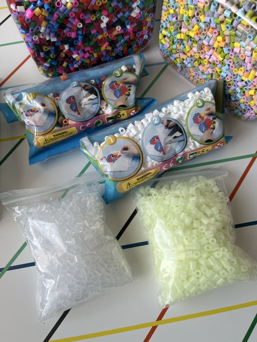 Koraliki do prasowania duzy zestaw Hama, Pysla