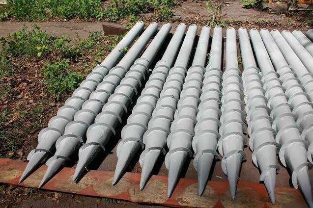 Геошуруп, сваи винтовые, фундамент, монтаж, палі, гвинтові, сваї