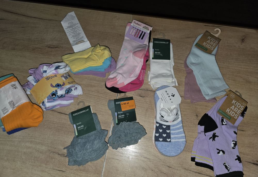 26 par nowych skarpetek Coccodrillo,  hm 30/33