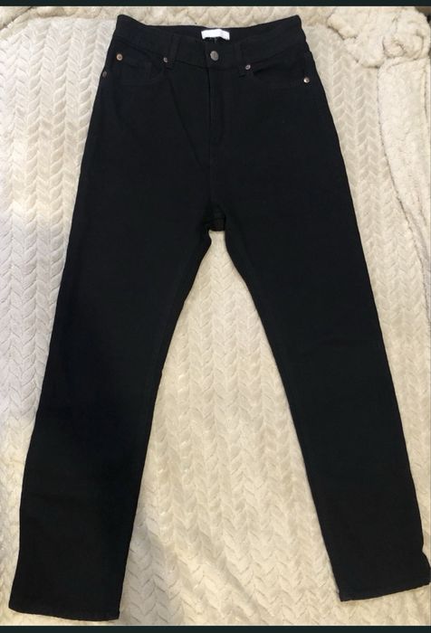 Джинси Zara Mango H&M чорні,сині М,Л 36-38.Mom,прямі,кльош