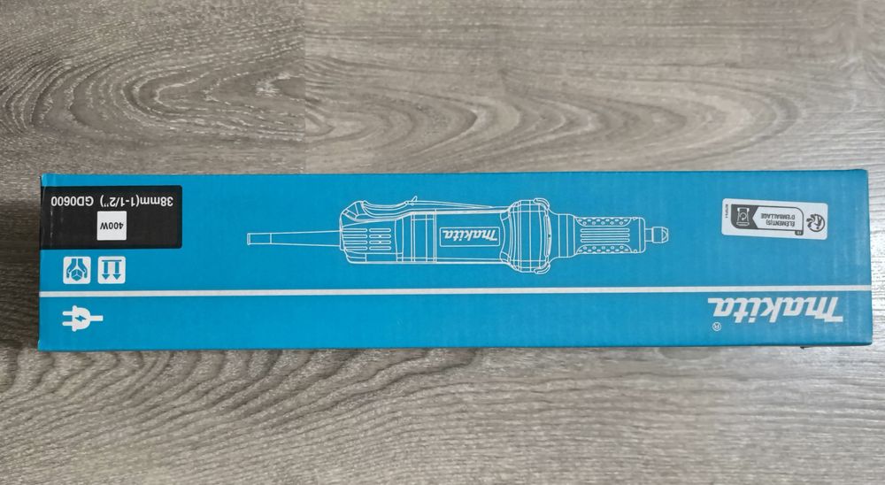 Шлифмашина пряма Makita GD0600 400W, оригінал, нова.