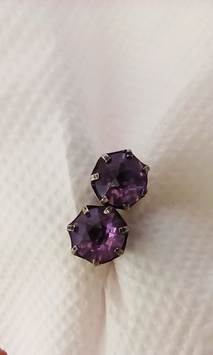 Сережки - Пуссети, серебро, СССР