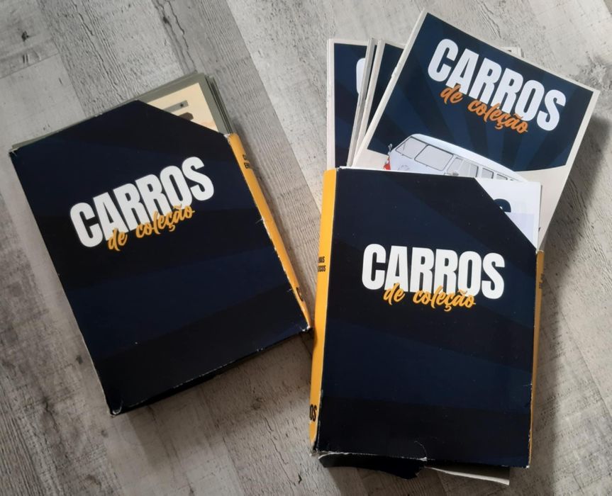 Coleção completa de 60 carros miniaturas