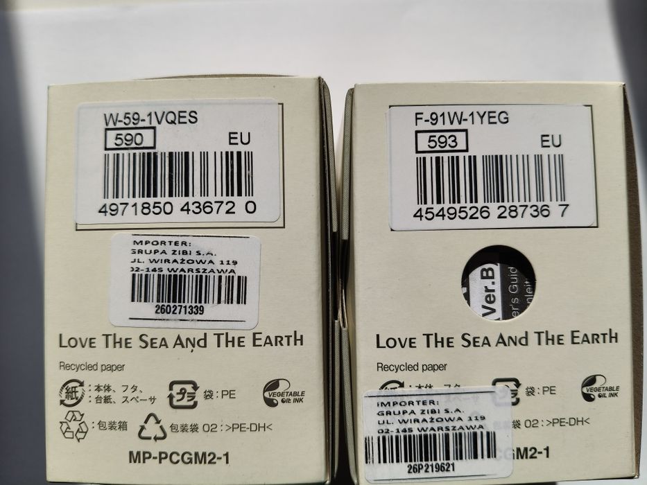 Casio F91W & W59 gwarancja plus gratis