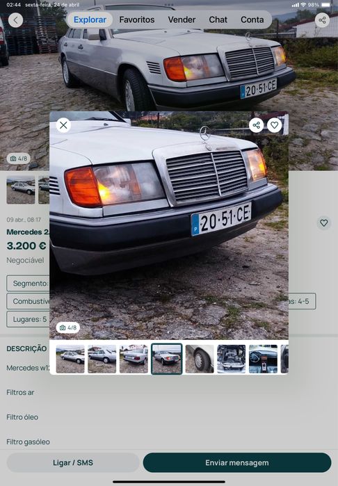 Mercedes e 250 turbo — photo 3