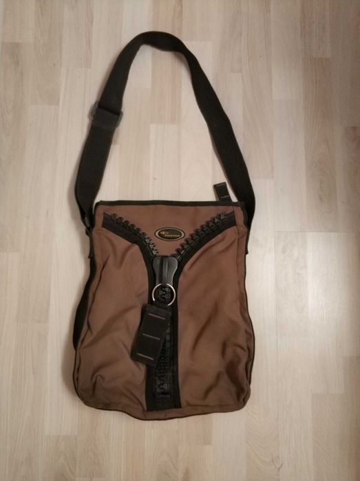 Oryginalna torba na ramię z zamkiem XXL, brązowa Big Star