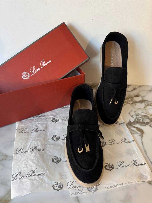 Лофери жіночі Loro Piana, натуральний замш!