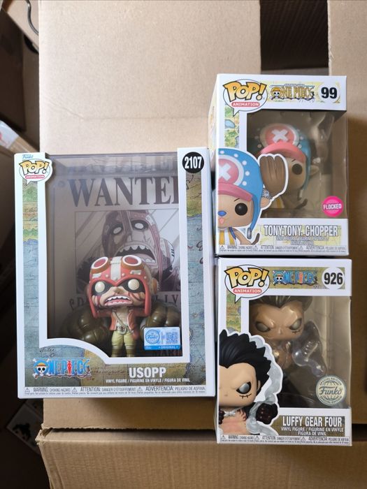Cover Usop, Tony Chopper e Luffy One Piece Funko