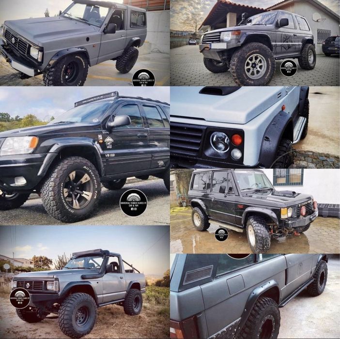 Kit abas universais para terrano discovery patrol suzuki