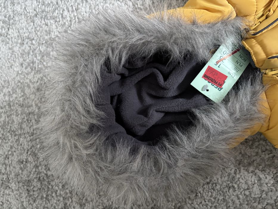 Kombinezon zimowy niemowlęcy rozmiar 62 Pepco mustard