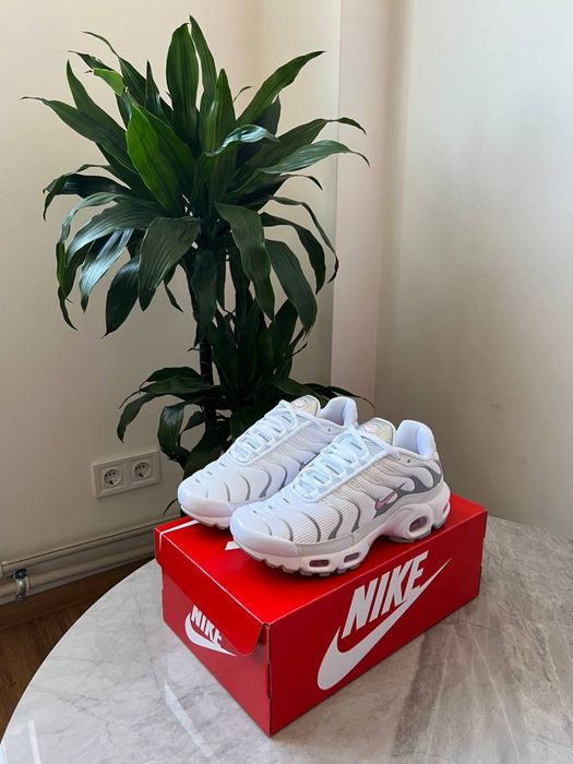 Nike Air Max TN + White Pink, Найк Аір Макс