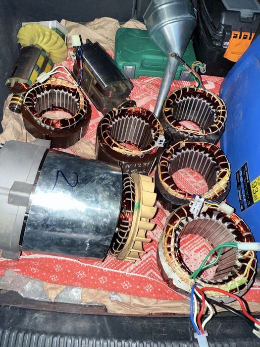 Перемотка статора й ротора генератора