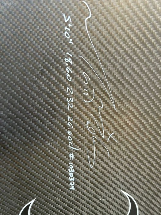 Prancha de surf LOST em CARBONO 5´10 18.60 2.32 26,6L