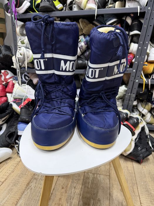 Зимові чоботи Moon Boot темно сині