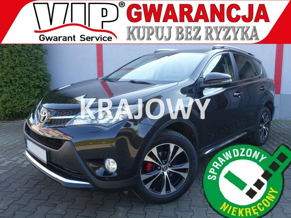 Toyota RAV4 2,0i Xenon Skóra Navi Ledy Alu 4x4 Automat Serwis ASO VIP Gwarancja
