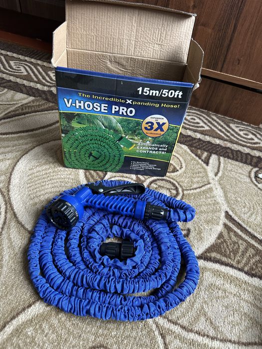 Шланг для поливання городу який розтягується v-hoze pro