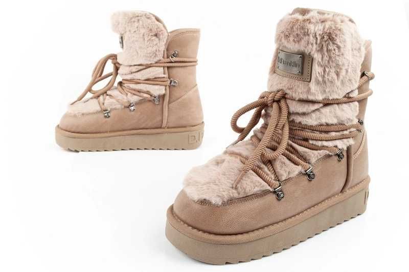 D.Franklin śniegowce damskie zimowe futerko ocieplane wysokie r. 36-41