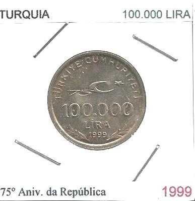 Turquia - - - - - Moedas Comemorativas
