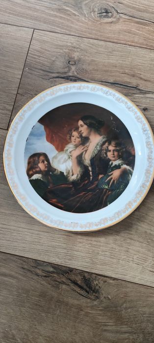 Stara porcelana Wawel talerze 24 cm