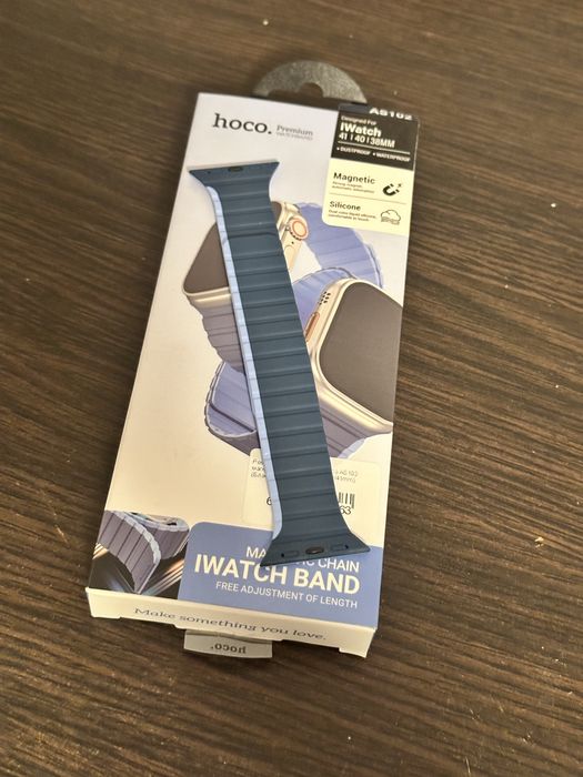 Магнітний ремінець hoco для годинника apple watch 41/40/38 мм