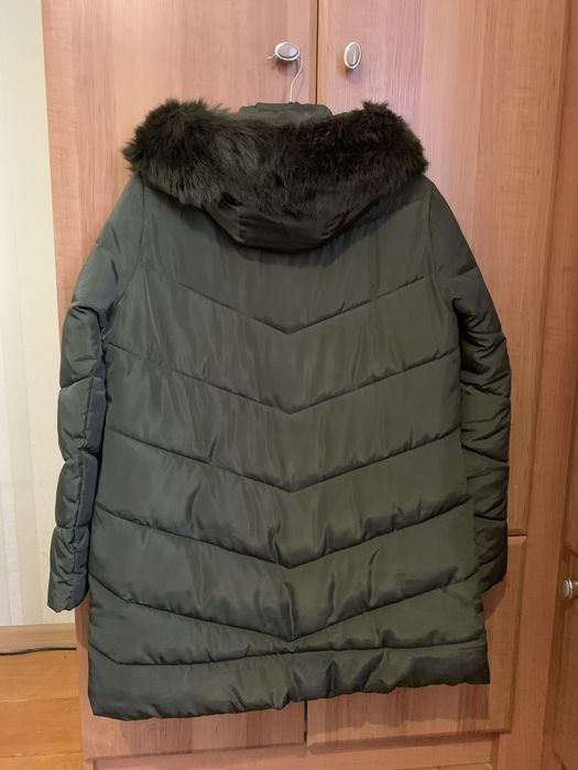 Зимова подовжена куртка/ пальто  50-52