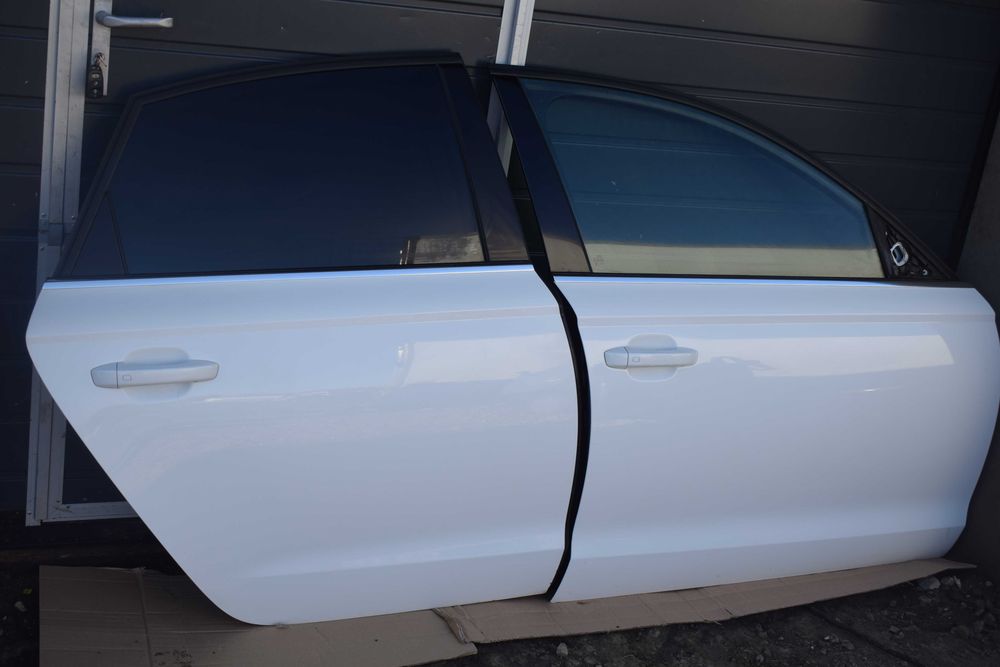 drzwi prawe tylne tył AUDI A6 C7 4G SEDAN 13r. kolor LY9C KOMPLETNE