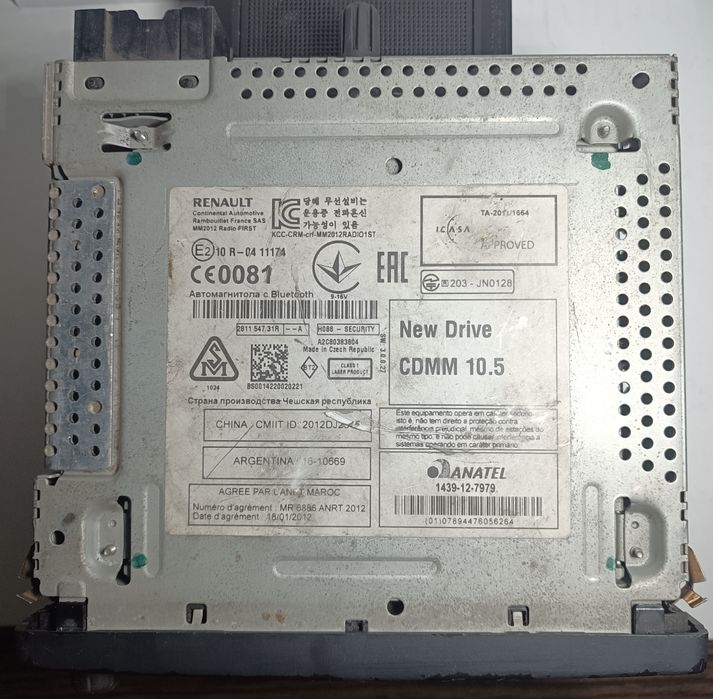 Автомагнитола Renault Master 3