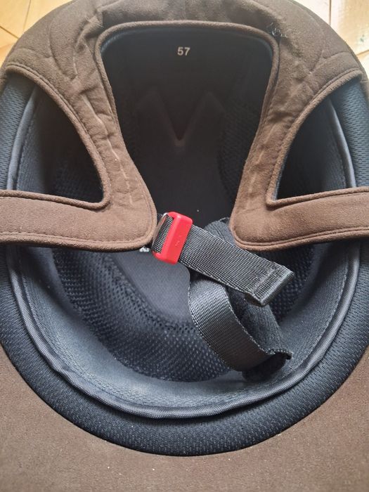 Kask toczek jeździecki jada konna Knightbridge 57 brązowy