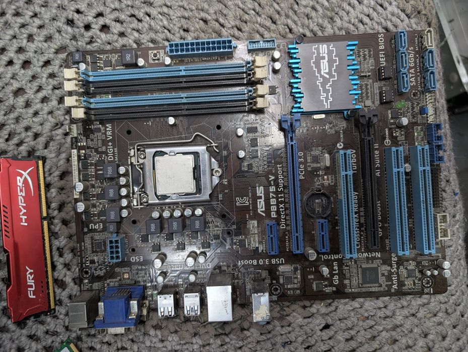Asus p8b75-v + 16Gb DDR3 + Xeon E3 1245v2 (аналог i5-2400) КОМПЛЕКТ