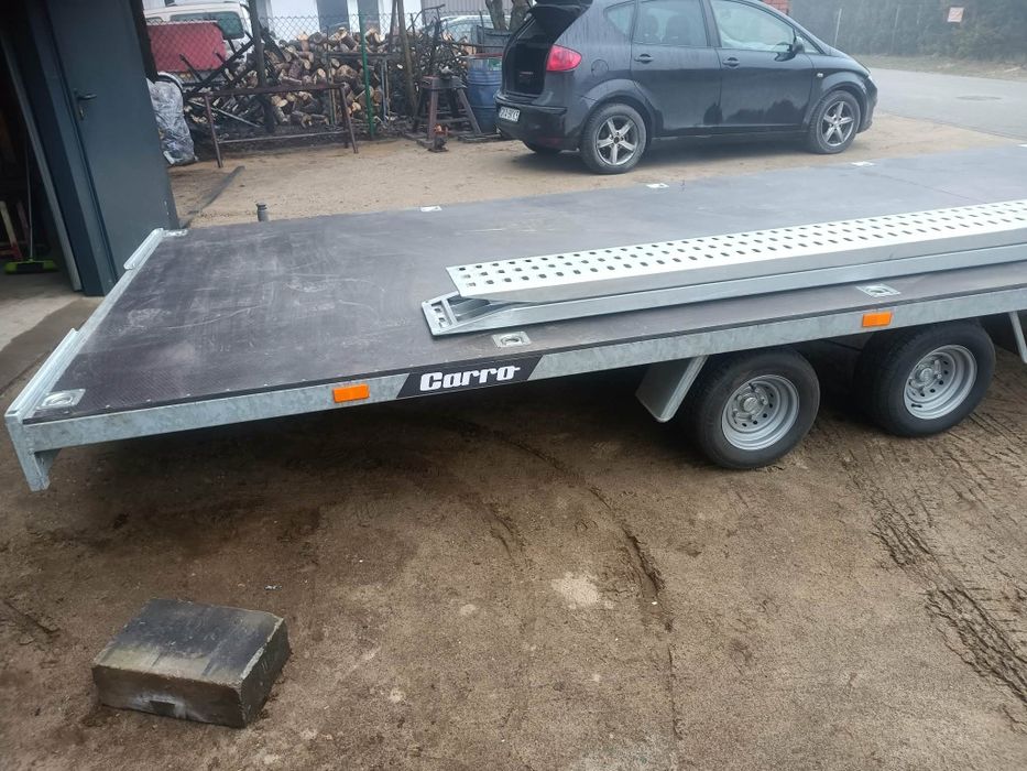 Przyczepa Ciężarowa plus najazdy, gwarancja